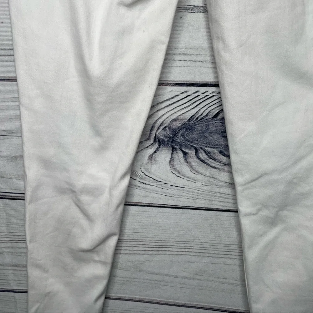 American Eagle outfitters white ripped super high-rise jagging size 4 - Picture 10 of 16